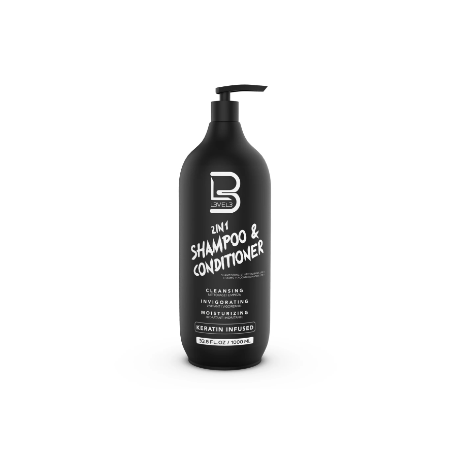 L3vel 3 2 en 1 Shampoo 1000 ML