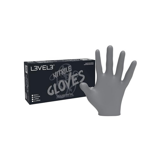 L3vel 3 Guantes De Nitrilo - Gris, Medium