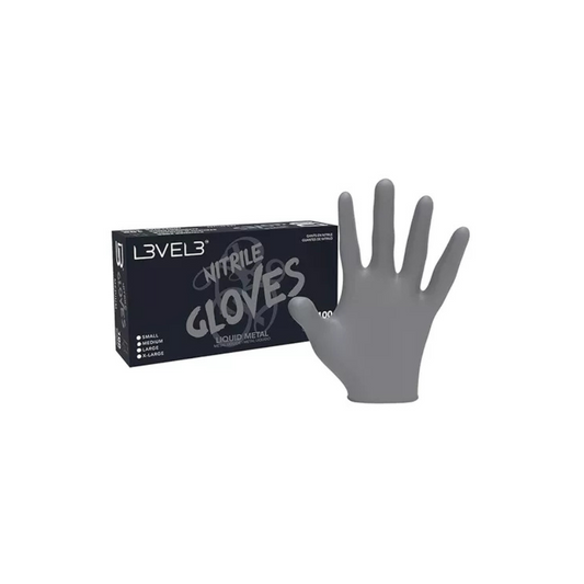 L3vel 3 Guantes De Nitrilo - Gris, Extra- Large