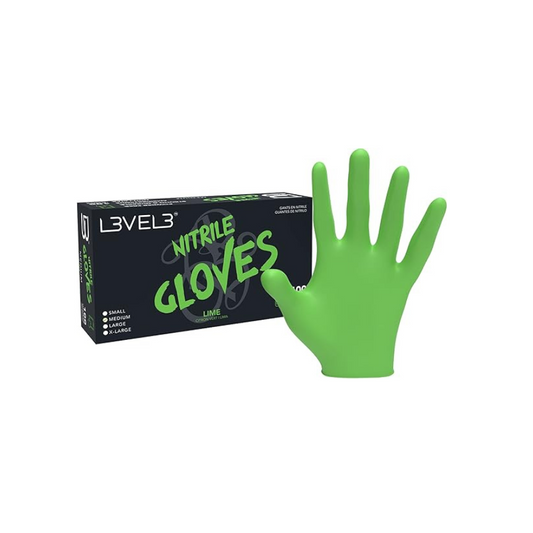 L3vel 3 Guantes De Nitrilo - Verde, Medium